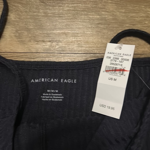 AEO grey button detail tank NWT - Picture 12 of 12